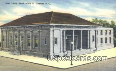Post Office - Sumter, South Carolina SC Postcard