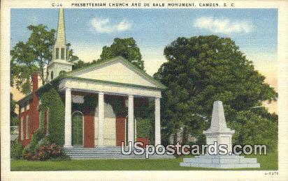 Presbyterian Church - Camden, South Carolina SC Postcard