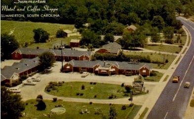 Summerton Motel and Coffee Shoppe - South Carolina SC Postcard