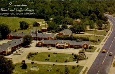 Summerton Motel and Coffee Shoppe - South Carolina SC Postcard