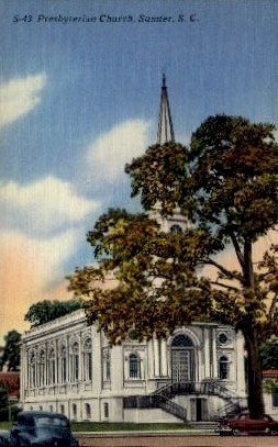 Presbyterian Church - Sumter, South Carolina SC Postcard