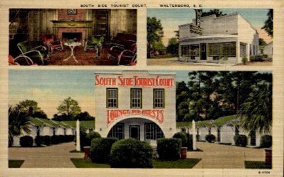 South Side tourist Court - Walterboro, South Carolina SC Postcard