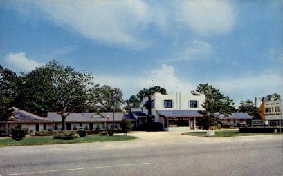 Lee's Motel and Restaurant - Walterboro, South Carolina SC Postcard