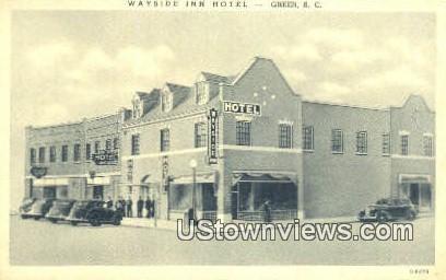 Wayside Inn Hotel - Greer, South Carolina SC Postcard