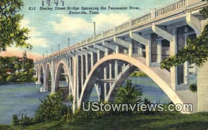 Henley Street Bridge - Knoxville, Tennessee TN Postcard