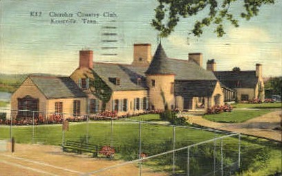 Cherokee Country Club  - Knoxville, Tennessee TN Postcard