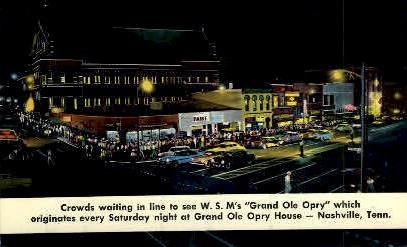 Grand Ole Opry House  - Nashville, Tennessee TN Postcard