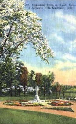 Sequoyah Hills - Knoxville, Tennessee TN Postcard