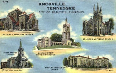 Church Street Methodist Church  - Knoxville, Tennessee TN Postcard