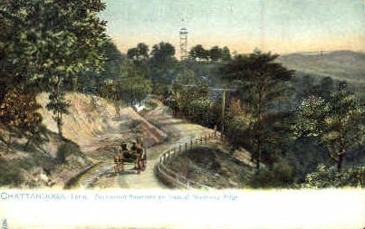 Government Boulevard, Missionary Ridge  - Chattanooga, Tennessee TN Postcard