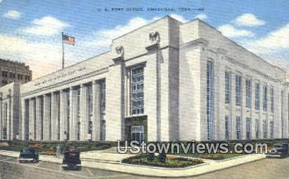 US Post Office - Knoxville, Tennessee TN Postcard