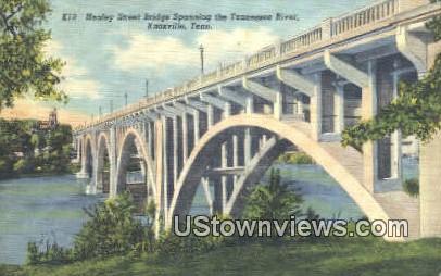 Henley Street Bridge - Knoxville, Tennessee TN Postcard