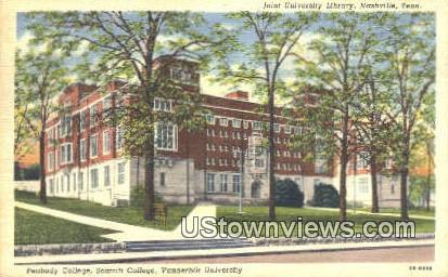Joint University Library - Nashville, Tennessee TN Postcard
