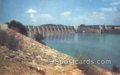 Fort Loudon Dam - Knoxville, Tennessee TN Postcard