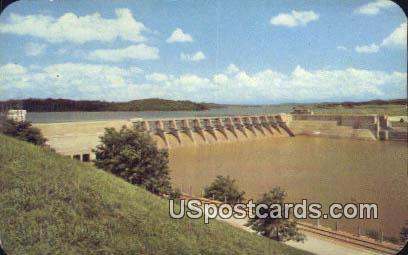 Fort Loudon Dam - Knoxville, Tennessee TN Postcard
