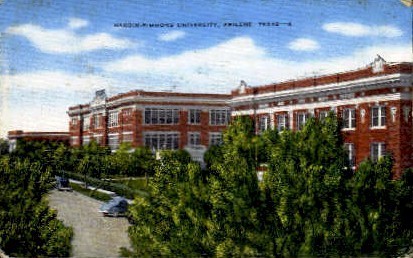 Hardin-Simmons University - Abilene, Texas TX Postcard