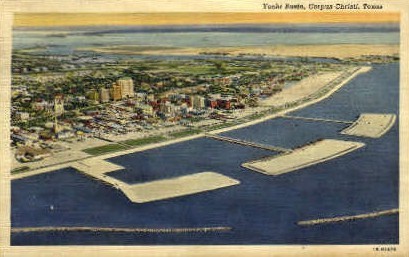 Yacht Basin - Corpus Christi, Texas TX Postcard