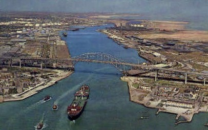 Harbor Bridge  - Corpus Christi, Texas TX Postcard