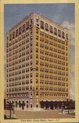 Plaza Hotel - Corpus Christi, Texas TX Postcard