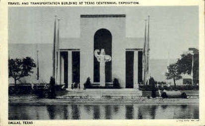 Travel And Transportation Building - Dallas, Texas TX Postcard