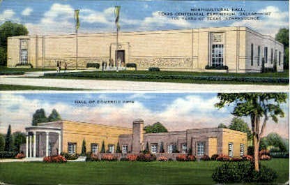 Horticultural Hall  - Dallas, Texas TX Postcard