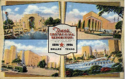 Texas Centennial Exposition 1936 - Dallas Postcard