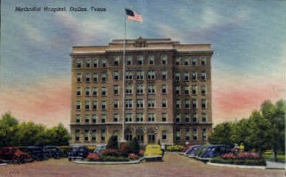 Methodist Hospital - Dallas, Texas TX Postcard