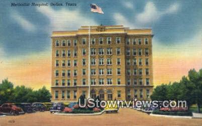 Methodist Hospital - Dallas, Texas TX Postcard