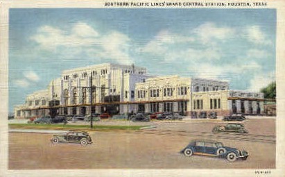 Grand Central Station - Houston, Texas TX Postcard