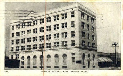 Herring National Bank - Vernon, Texas TX Postcard