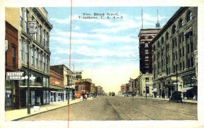 west Broad Street - Texarkana, Texas TX Postcard