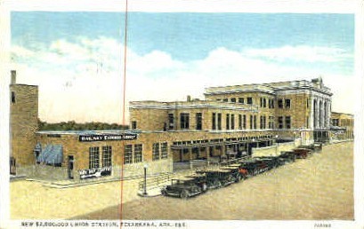 Union Station - Texarkana, Texas TX Postcard