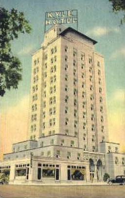Kyle Hotel - Temple, Texas TX Postcard