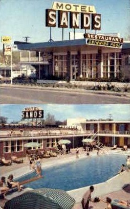 Motel Sands - Texarkana, Texas TX Postcard
