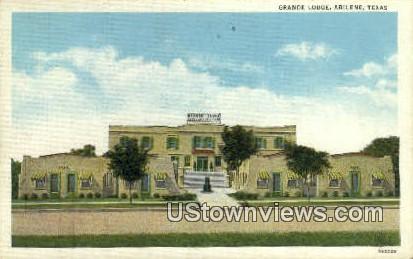 Grande Lodge - Abilene, Texas TX Postcard