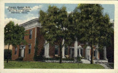 Cammie Starnes Hall - Sherman, Texas TX Postcard