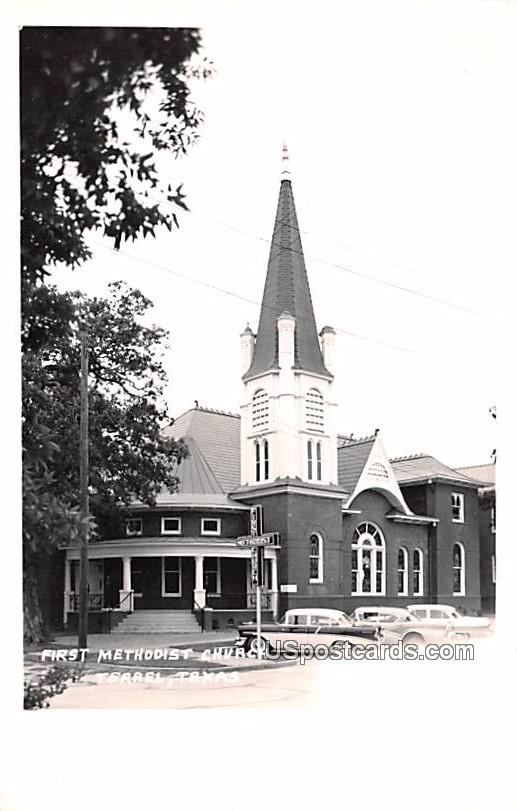 First Methodist Church - Terrel, Texas TX Postcard