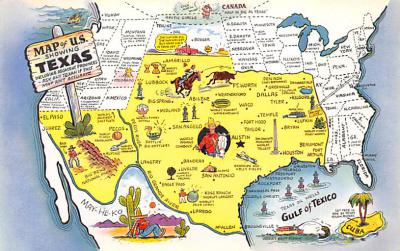 Texas Map TX