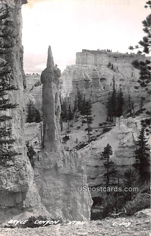 Canyon View - Bryce Canyon, Utah UT Postcard
