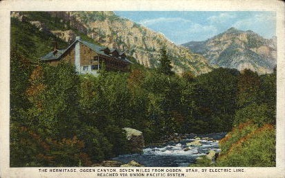 The Hermitage - Ogden Canyon, Utah UT Postcard