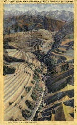 Utah Copper Mine - Bingham Canyon Postcard
