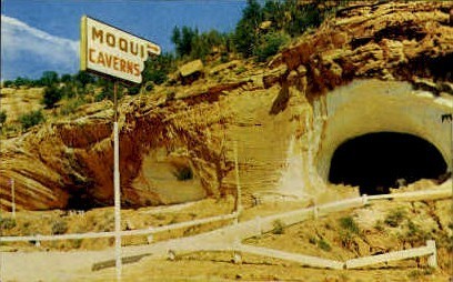 Moqui Caverns - Kanab, Utah UT Postcard