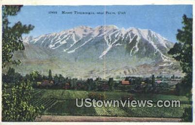 Mt Timpanogos - Provo, Utah UT Postcard