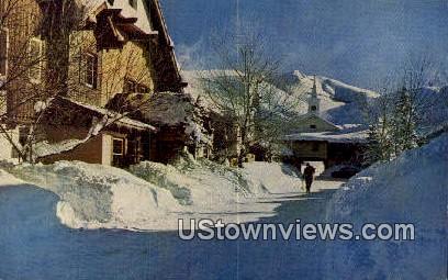 Main Street - Sun Valley, Utah UT Postcard