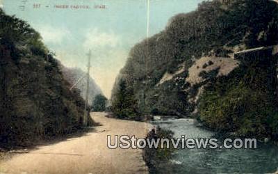 Ogden Canyon, UT     ;     Ogden Canyon, Utah Postcard
