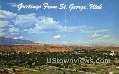 St George, Utah     ;     St George, UT Postcard