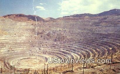 Bingham Copper Mine - Bingham Canyon, Utah UT Postcard
