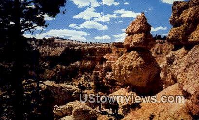 Saddle Horse Trail - Bryce Canyon National Park, Utah UT Postcard