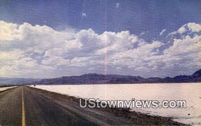 Bonneville Salt Flats - Great Salt Lake Desert, Utah UT Postcard