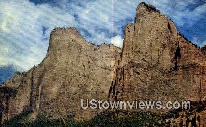 Court of Patriarchs - Zion National Park, Utah UT Postcard